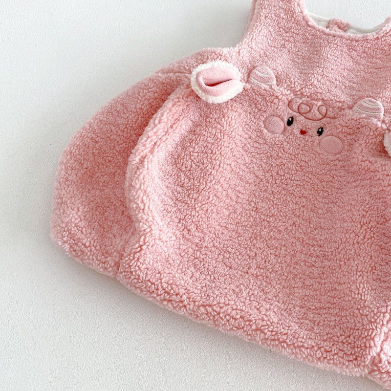 【BABY&KID】カートゥーン裏起毛ワンピース、トップス、レギンスSK108119