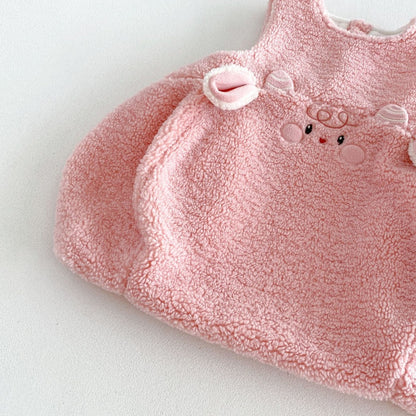 【BABY&KID】カートゥーン裏起毛ワンピース、トップス、レギンスSK108119