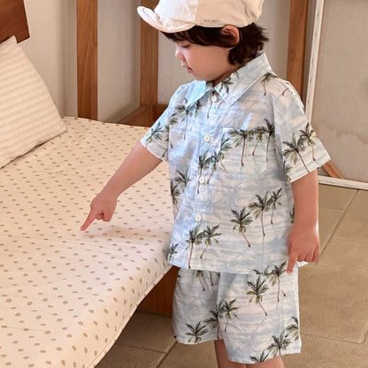 【BABY&KID】夏新作リゾート風セットアップ、ワンピースSK104706