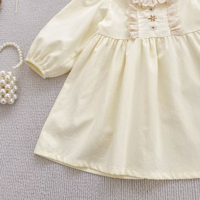 【BABY&KID】フラワー刺繍ロンパース、ワンピースSK107916