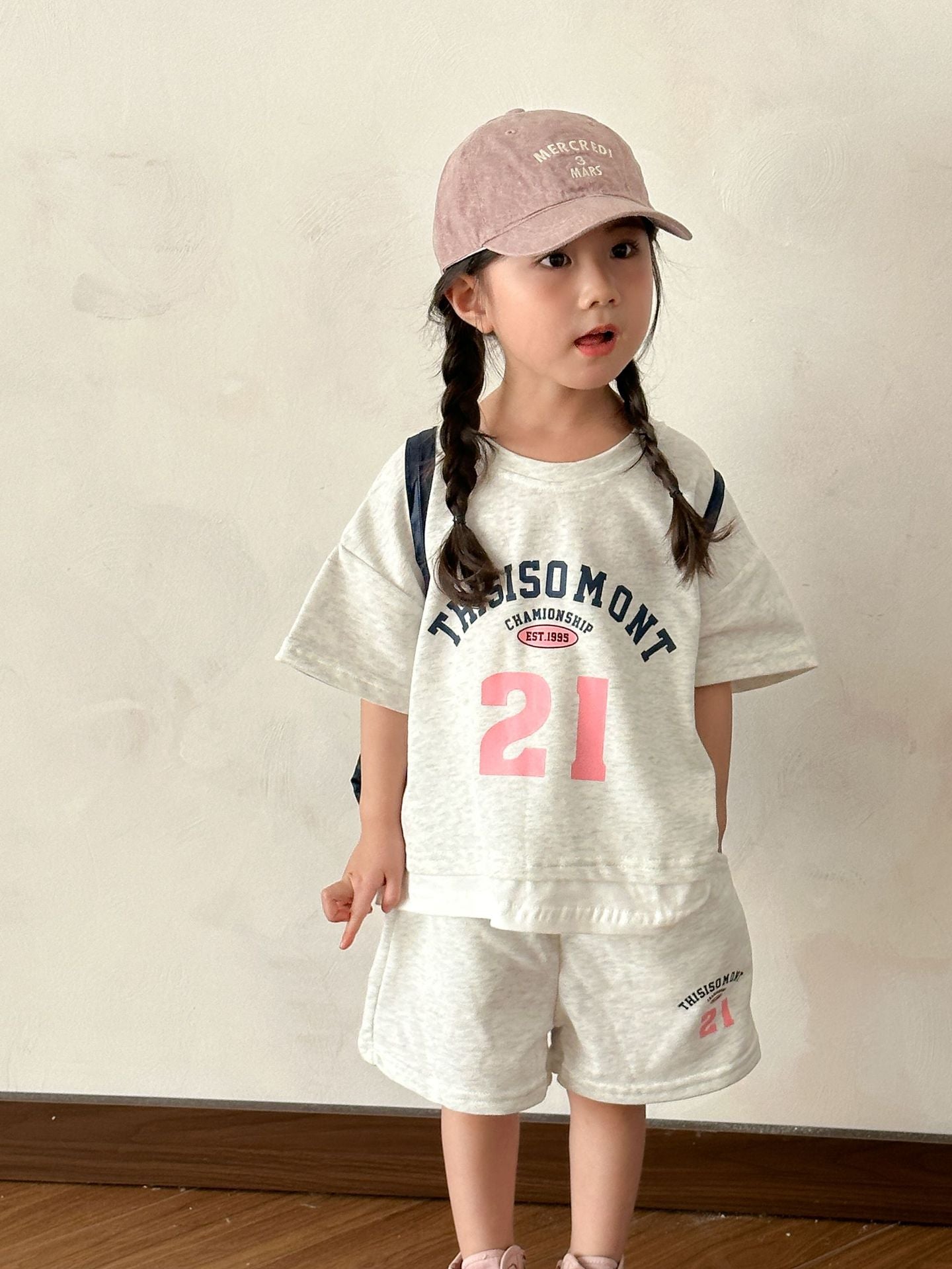 【BABY&KID】夏新作 THISISO MONTレイヤードセットアップSK061708