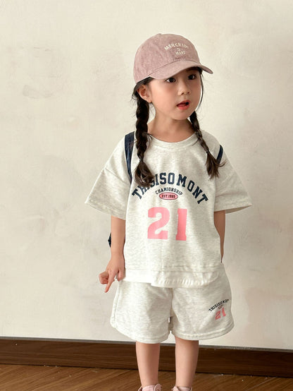 【BABY&KID】夏新作 THISISO MONTレイヤードセットアップSK061708