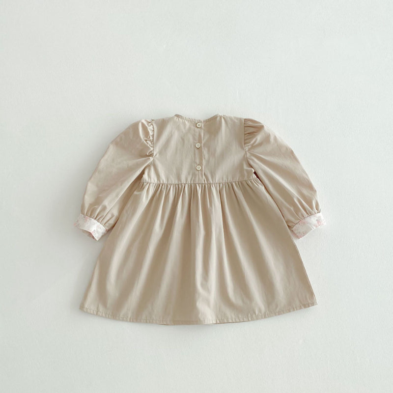 【BABY&KID】小花柄レースフリルワンピースSK011014