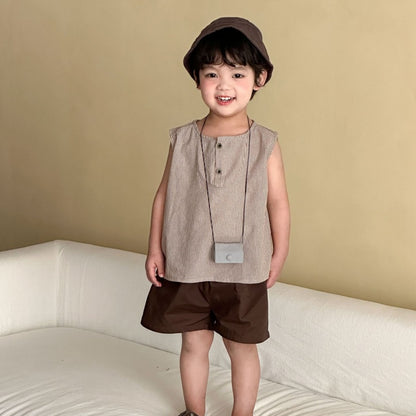 【BABY&KID】夏新作ストライプセットアップ、ワンピースSK104710