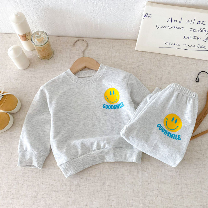 【BABY&KID】スマイルロゴプリントセットアップSK092913