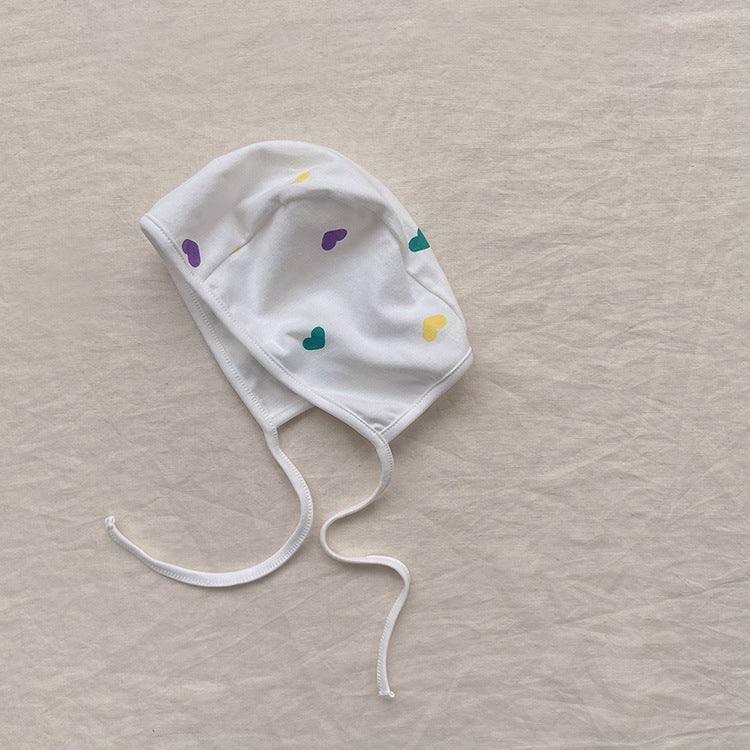 【BABY】カラフルハートロンパース、オールインワン、レギンス、帽SK031904