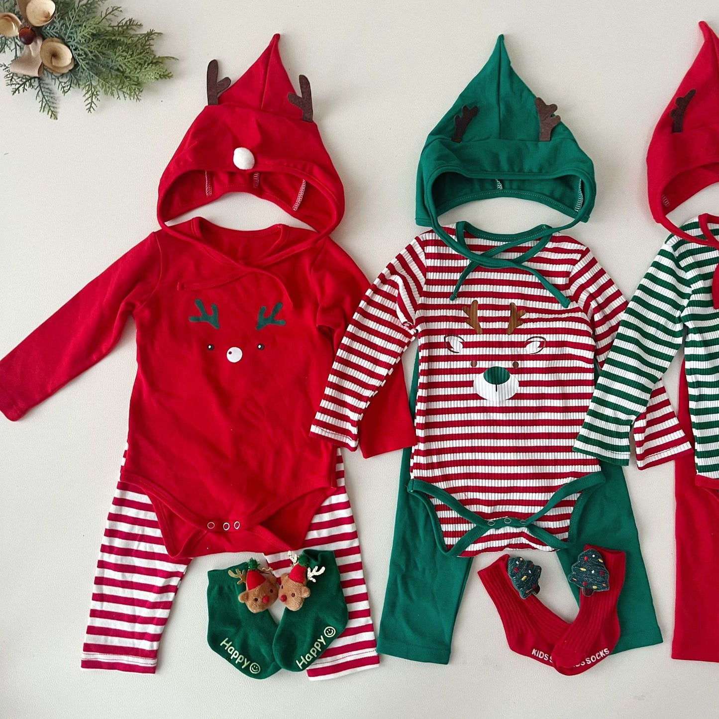 【BABY】ボーダートナカイカバーオールSK102807