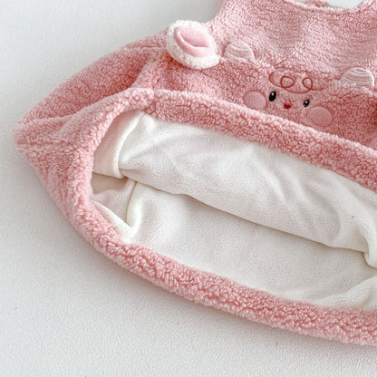 【BABY&KID】カートゥーン裏起毛ワンピース、トップス、レギンスSK108119