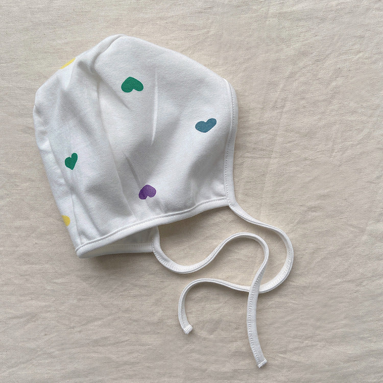 【BABY】カラフルハートロンパース、オールインワン、レギンス、帽SK031904