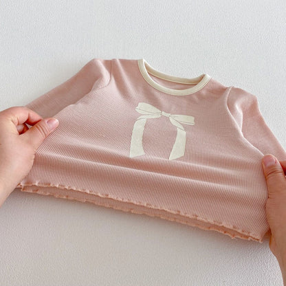 【BABY&KID】おしゃれ蝶結びセットアップSK104118