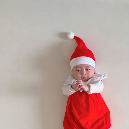 【BABY】韓国風ロンパースタイプクリスマスウェアSK102803