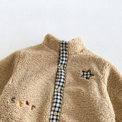 【BABY&KID】冬新作リバーシブル厚手ジャケット、折り返しパンツSK107715
