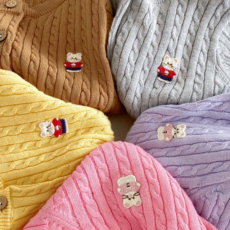 【BABY&KID】ケーブルニットカーディガンSK107205