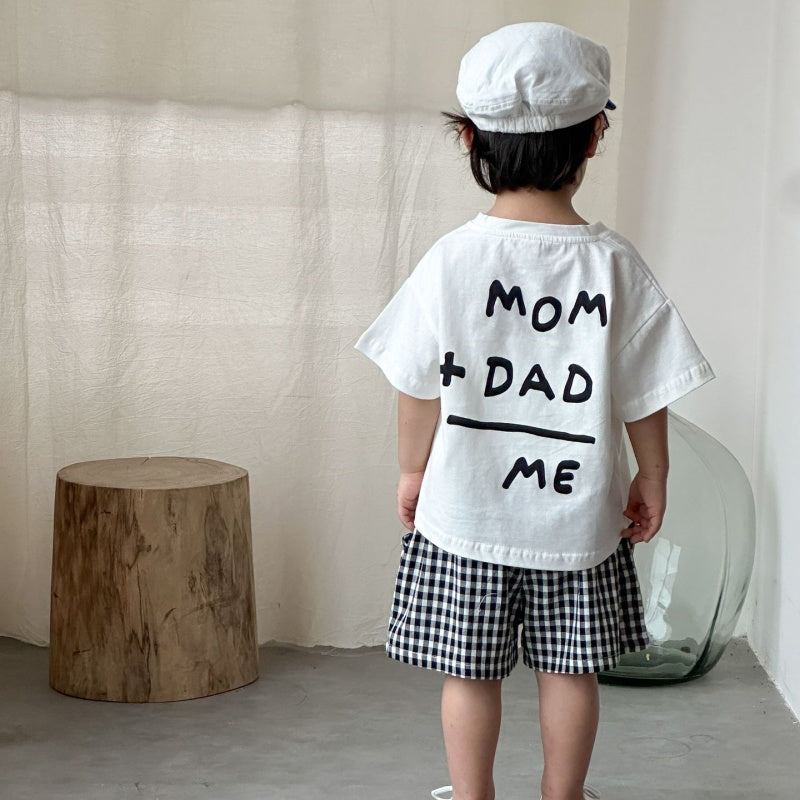 【BABY&KID】夏新作ブラックホワイトチェックセットアップ、ワンピースSK104714