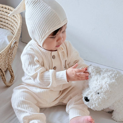 【BABY】北欧風ポニー刺繍カバーオールSK101316