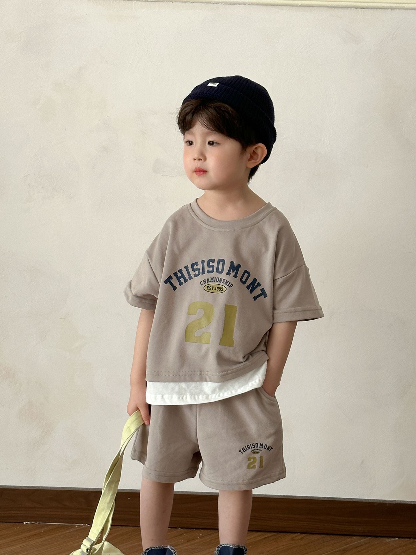 【BABY&KID】夏新作 THISISO MONTレイヤードセットアップSK061708