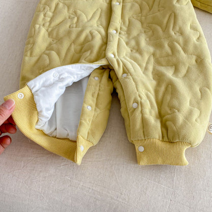 【BABY】冬新作マカロンカラー刺繍カバーオールSK102910