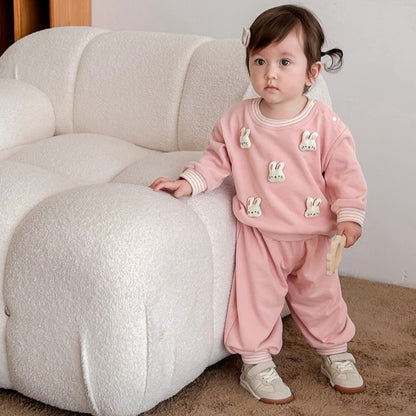 【BABY&KID】立体ぬいぐるみセットアップSK100313