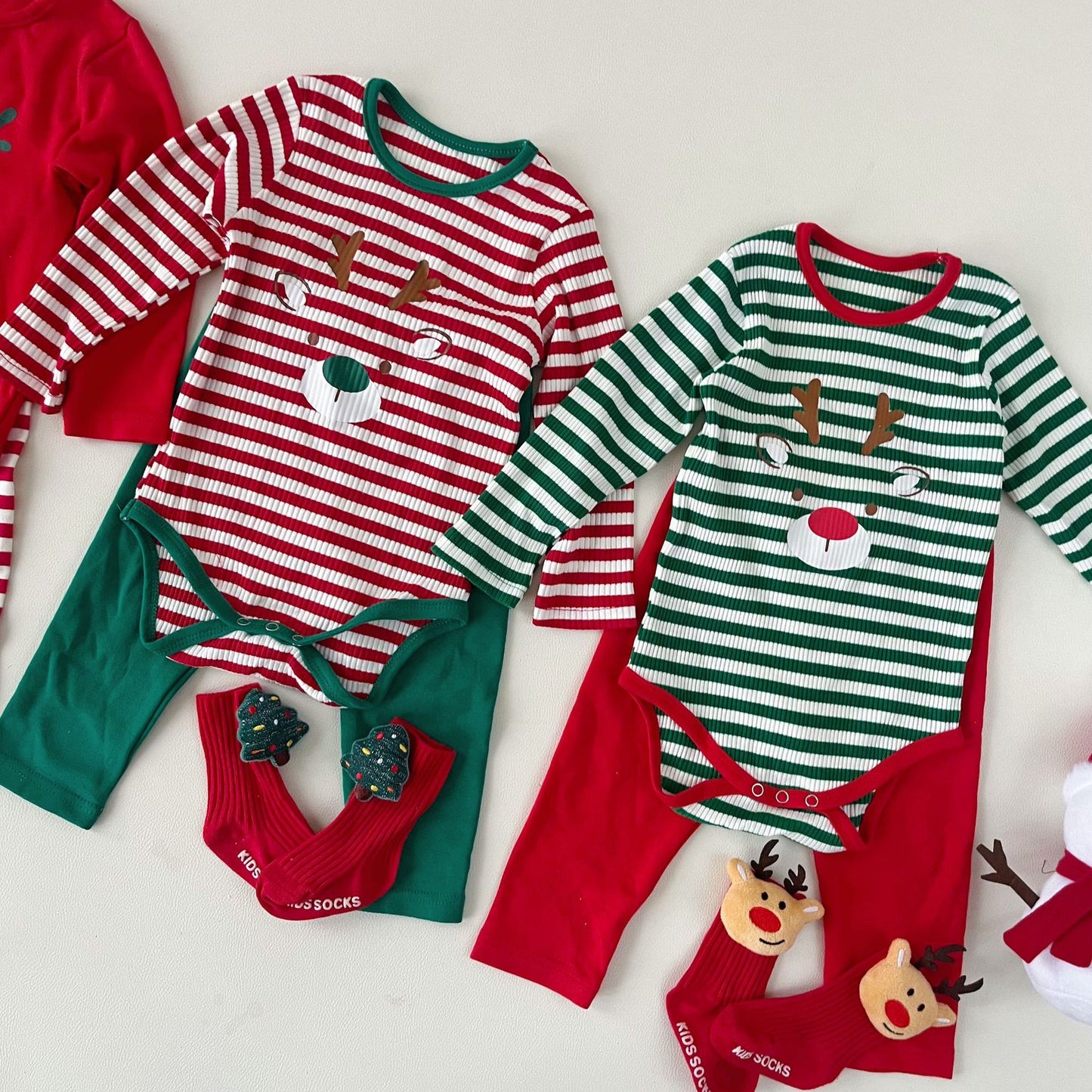 【BABY】ボーダートナカイカバーオールSK102807