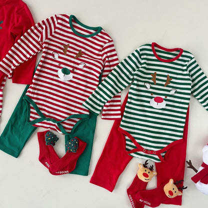 【BABY】ボーダートナカイカバーオールSK102807