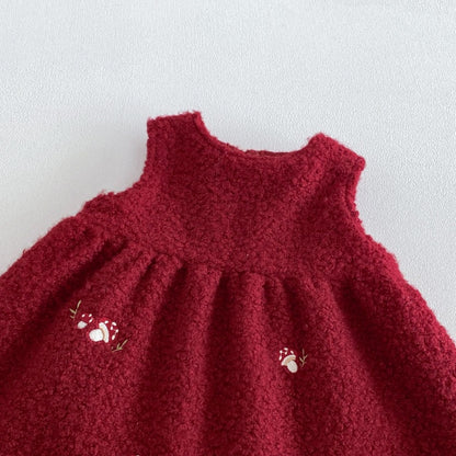 【BABY&KID】うさぎ刺繍中綿ジャケット、ワンピース、ニット、パンツ、トップスSK108118