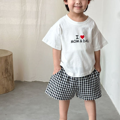 【BABY&KID】夏新作ブラックホワイトチェックセットアップ、ワンピースSK104714