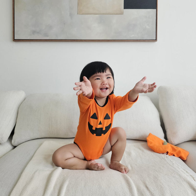 【BABY】ハロウィンかぼちゃロンパースSK100903