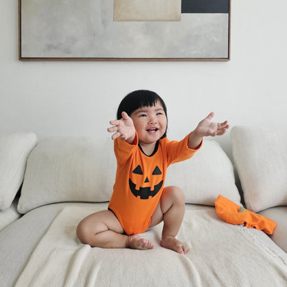 【BABY】ハロウィンかぼちゃロンパースSK100903