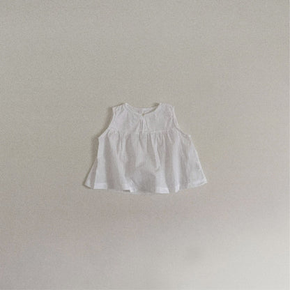 【BABY】夏新作 ノースリーブジャカードセットアップSK080219