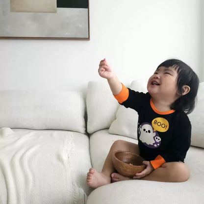 【BABY】BOOプリントロンパースSK100901