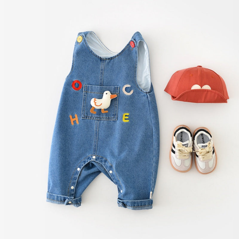 【BABY】アヒルデニムサロペットSK100519
