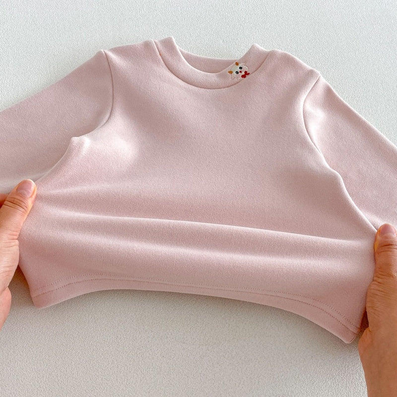 【BABY&KID】カートゥーン裏起毛ワンピース、トップス、レギンスSK108119