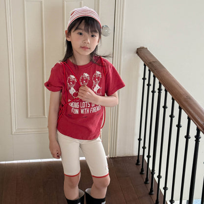 【BABY&KID】夏新作 可愛いカジュアルクルーネックTシャツSK010217
