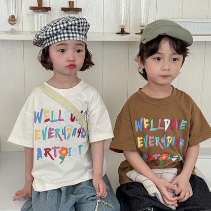 【BABY&KID】夏新作 レタード半袖TシャツSK080514