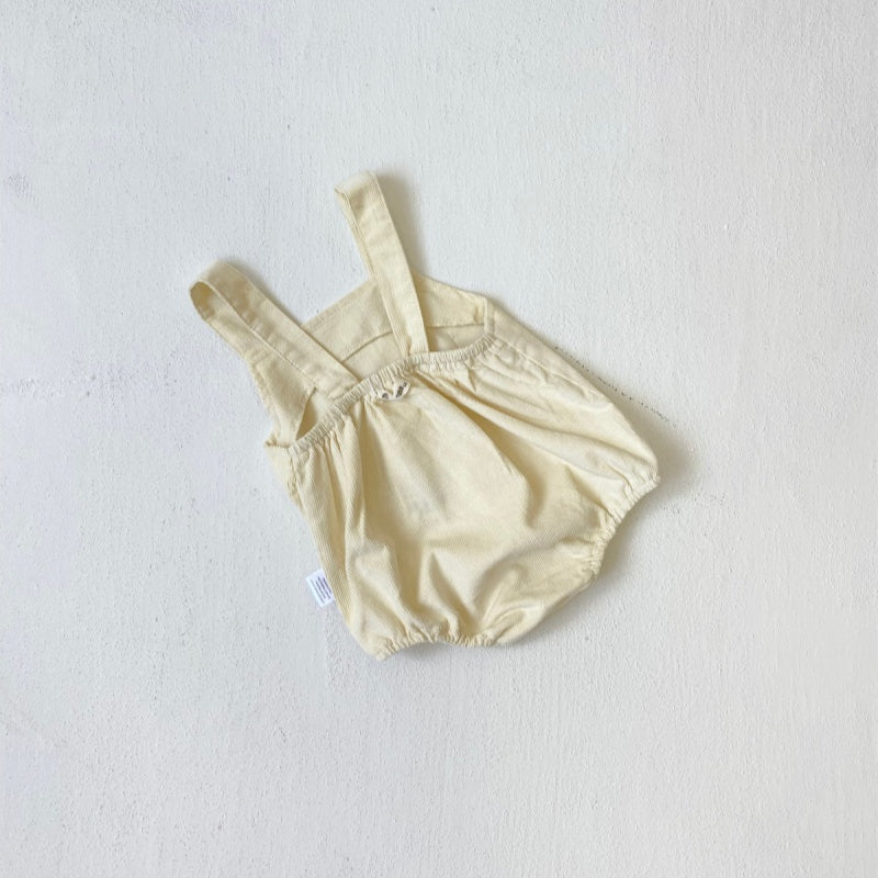 【BABY】コーデュロイポケット付きサロペットロンパースSK100115