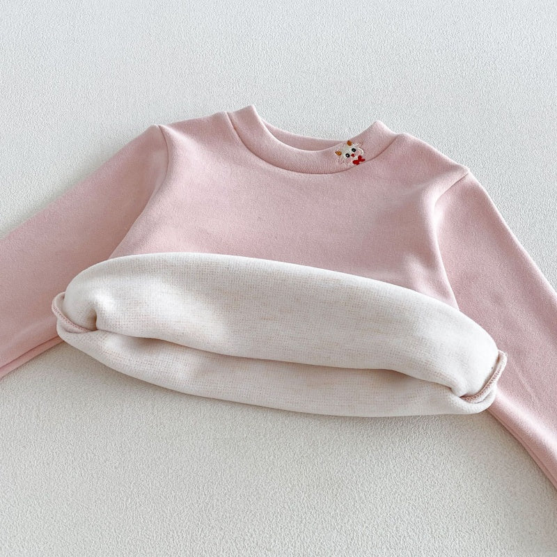 【BABY&KID】カートゥーン裏起毛ワンピース、トップス、レギンスSK108119