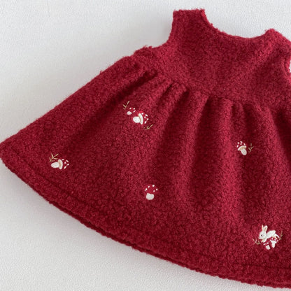 【BABY&KID】うさぎ刺繍中綿ジャケット、ワンピース、ニット、パンツ、トップスSK108118