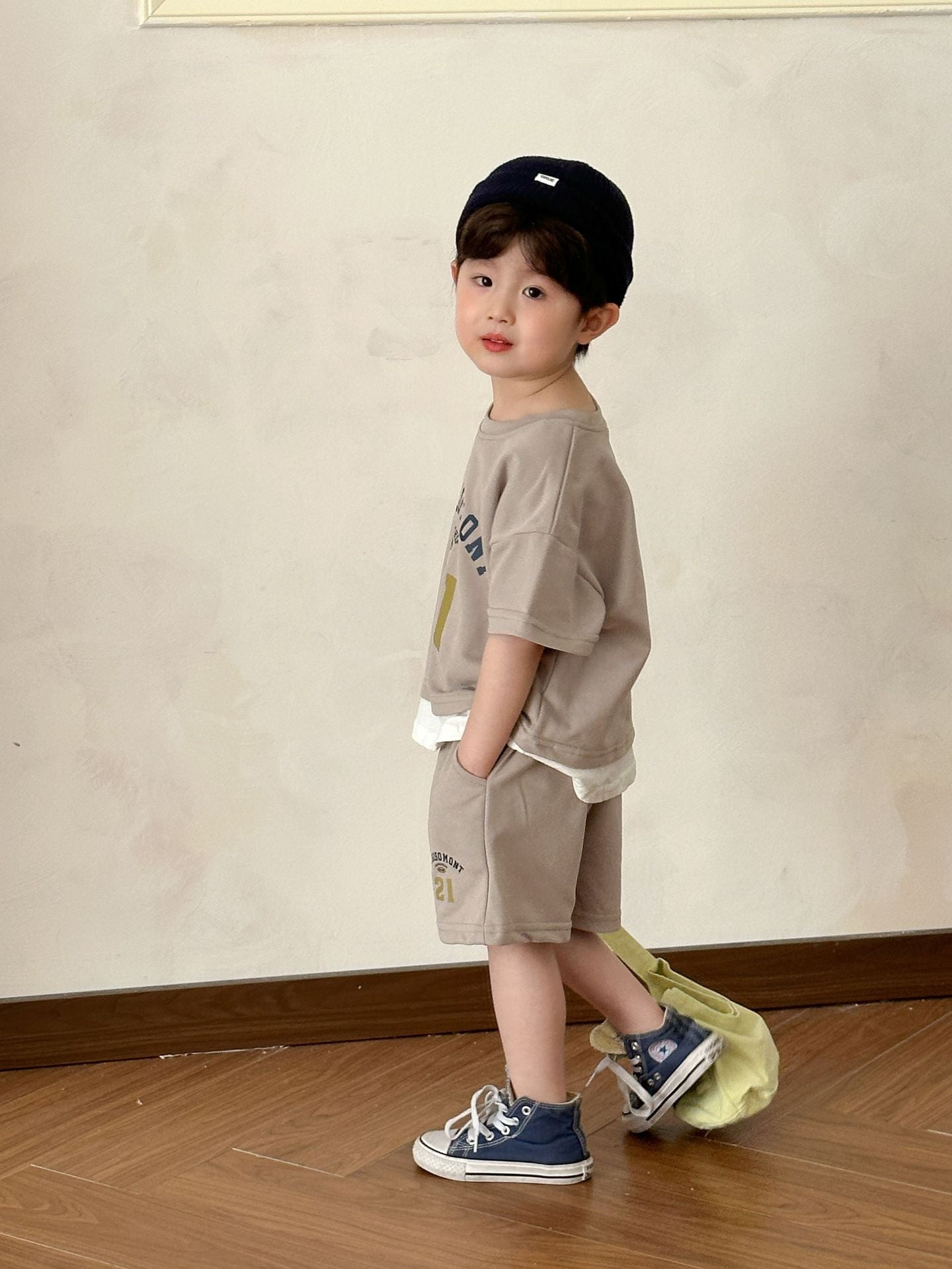 【BABY&KID】夏新作 THISISO MONTレイヤードセットアップSK061708