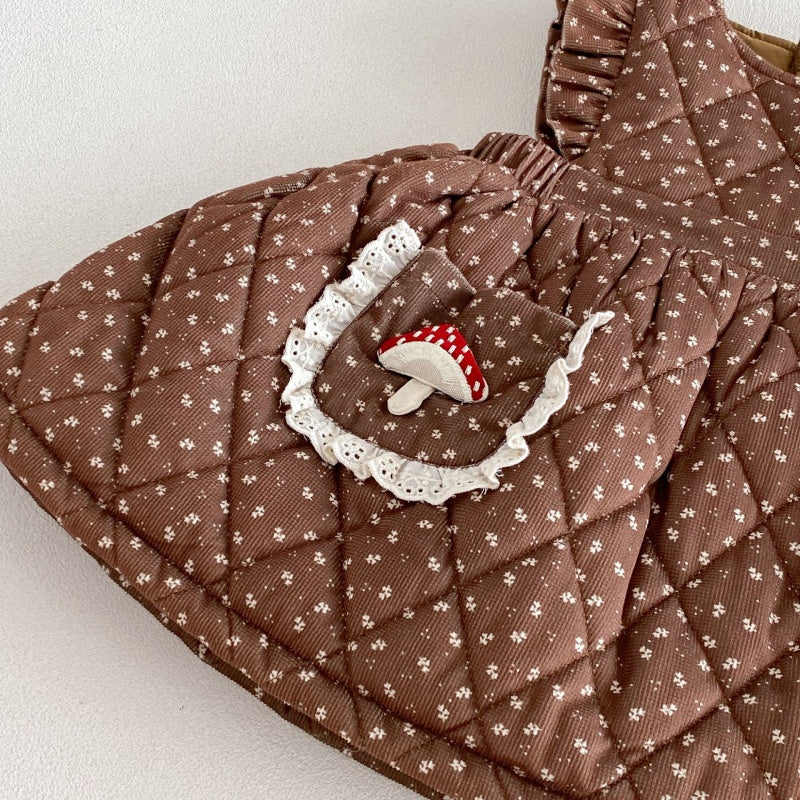 【BABY&KID】きのこ刺繍ワンピース、ロングパンツ、アウター、、トップスSK108115