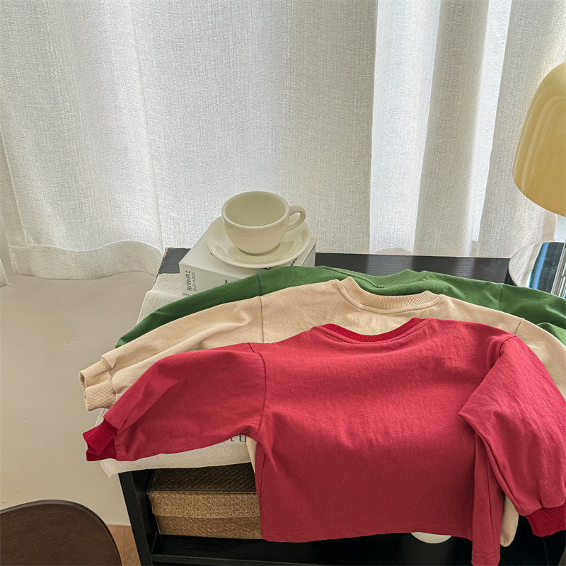 【BABY&KID】韓国風カートゥーン柄スウェットSK100831