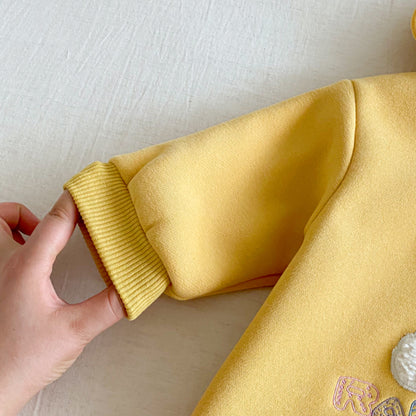 【BABY】冬新作アニマル刺繍カバーオールSK102909