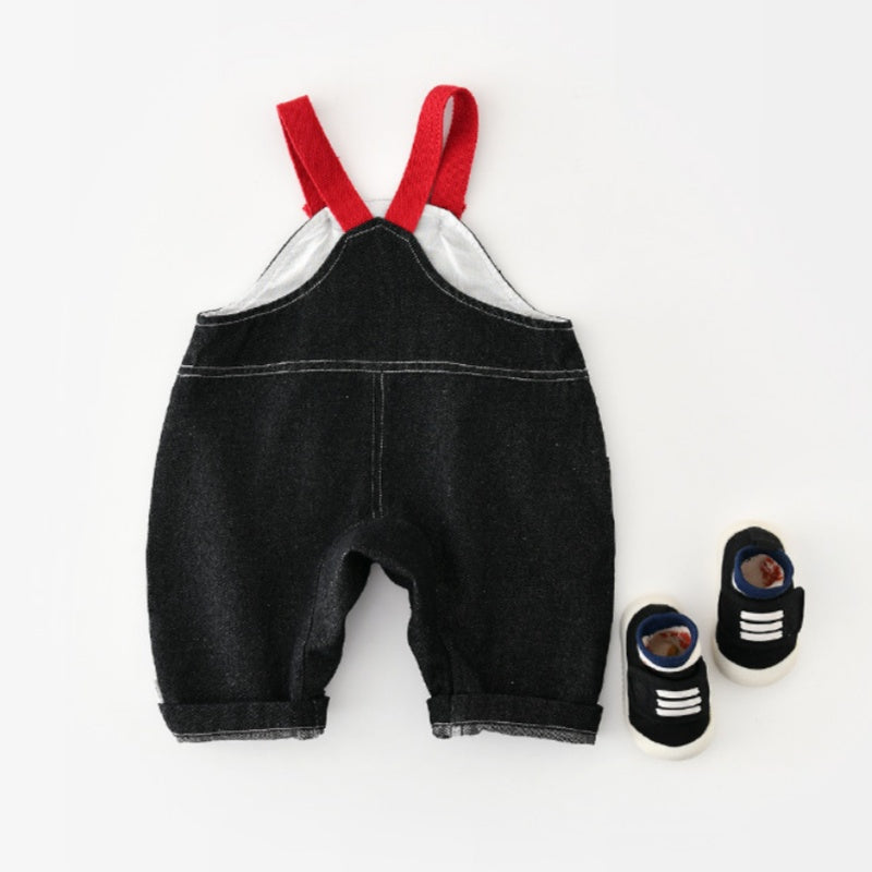 【BABY&KID】ペンギンサロペットカバーオール、ボーダー長袖トップスSK107815