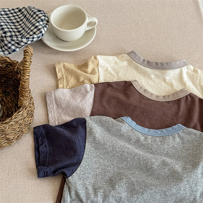 【BABY&KID】夏新作 ペンギン刺繍TシャツSK091622