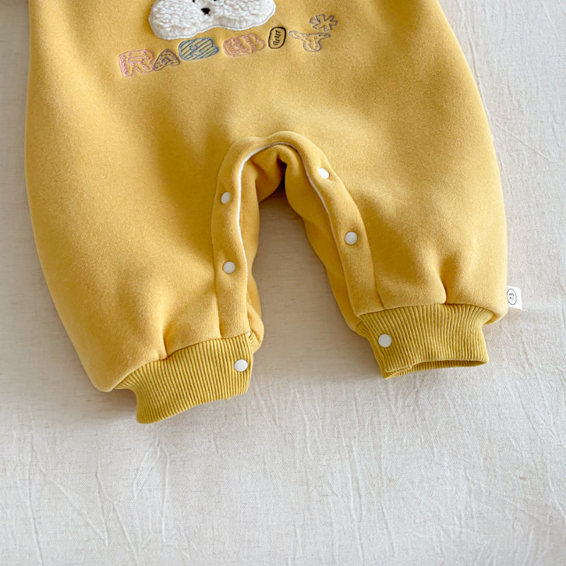 【BABY】冬新作アニマル刺繍カバーオールSK102909