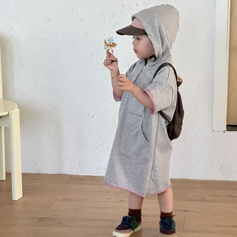 【BABY&KID】夏新作スポーツ風フード付きセットアップ、ワンピースSK104701