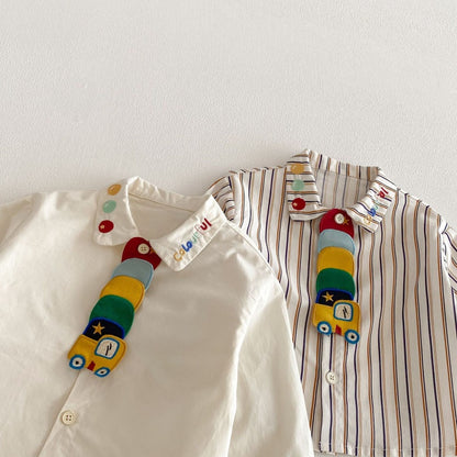 【BABY&KID】くるま柄ロンT、シャツ、サロペットSK104125