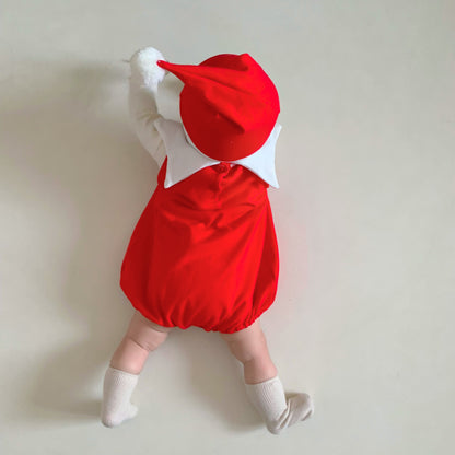 【BABY】韓国風ロンパースタイプクリスマスウェアSK102803