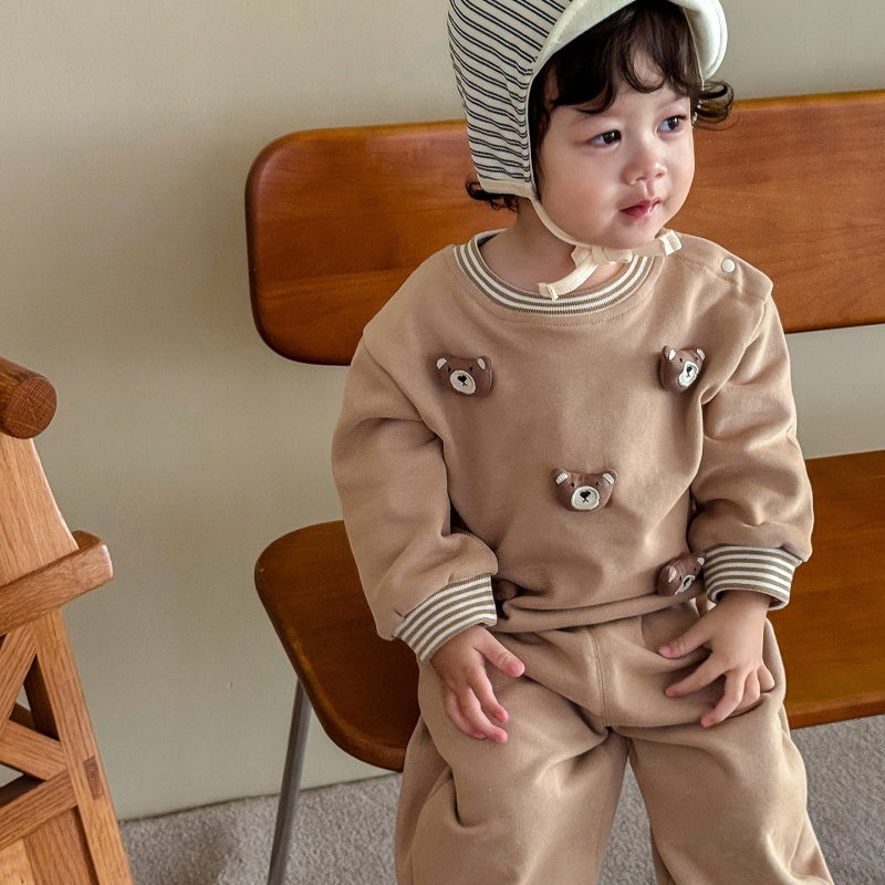 【BABY&KID】立体ぬいぐるみセットアップSK100313