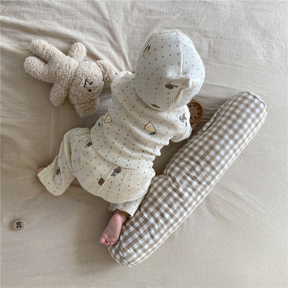 【BABY】梨柄ワッフルセットアップSK101556