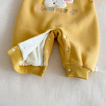 【BABY】冬新作アニマル刺繍カバーオールSK102909